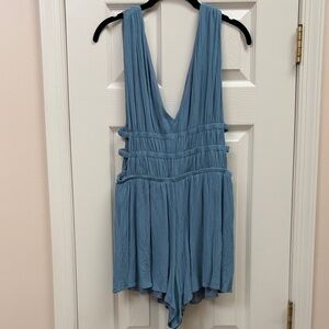 Windsor Light Blue Romper